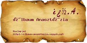 Ölbaum Anasztázia névjegykártya